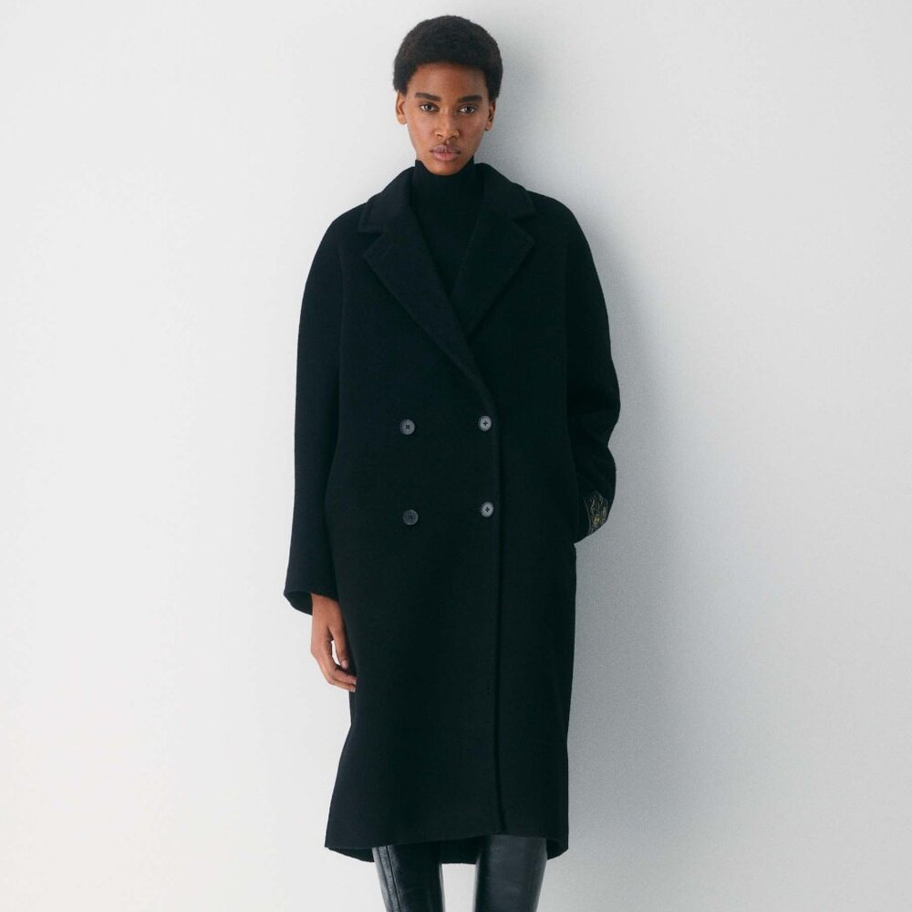 Aritzia The Slouch Coat - Soft Wool Cashmere